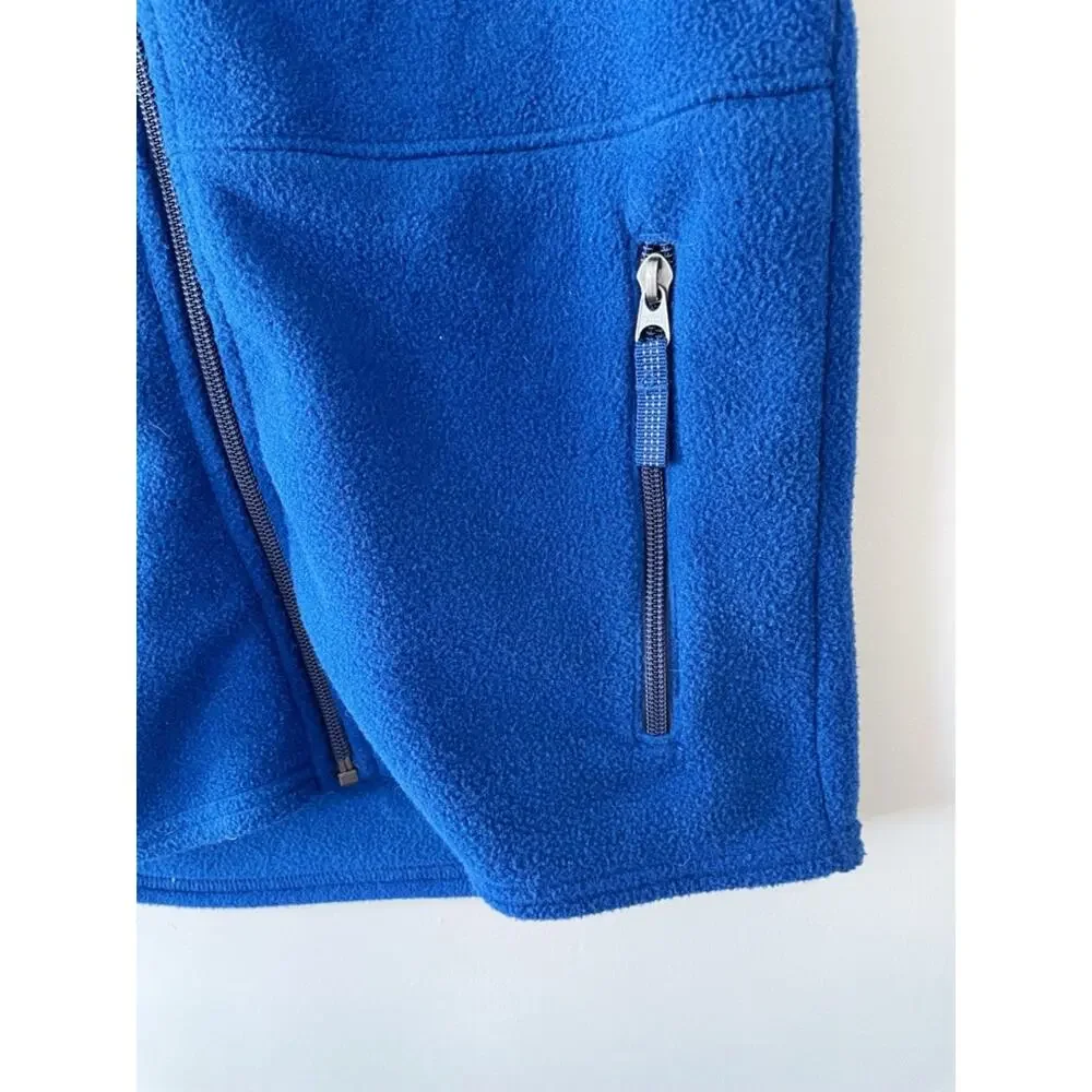 Patagonia Kids Blue Synchilla Fleece Vest Size 10 EUC